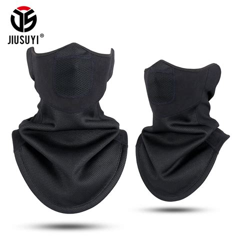 Winter Windproof Scarf Fleece Tube Bandana Soft Half Face Mask Ski