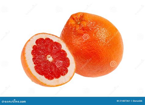 Halved Fresh Pink Grapefruit Stock Image Image Of Fresh Fresher