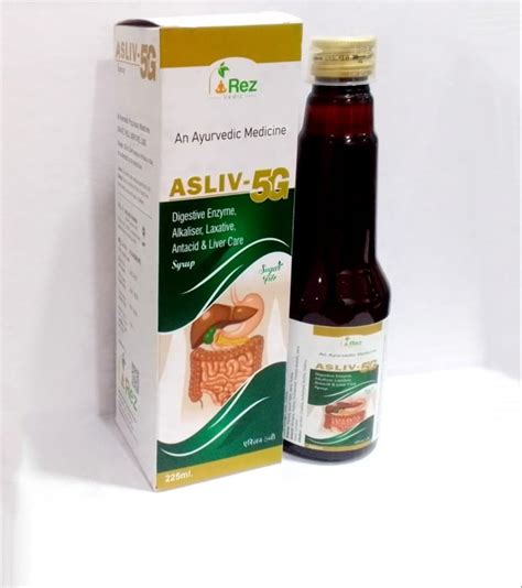 Ayurvedic Enzyme Alkaliser Laxative Antacid Liver Syrup At Bottle