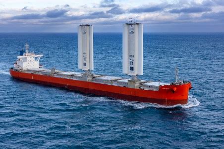 Worlds First Wind Powered Vessel Completes Maiden Voyage Dry Bulk