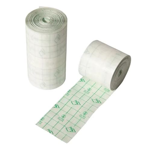 Medical Waterproof Conformable Transparent Film Pu Wound Dressing Roll