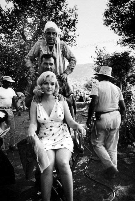 “marilyn Monroe Receiving A Massage From Ralph Roberts Who Receives One From Montgomery Clift