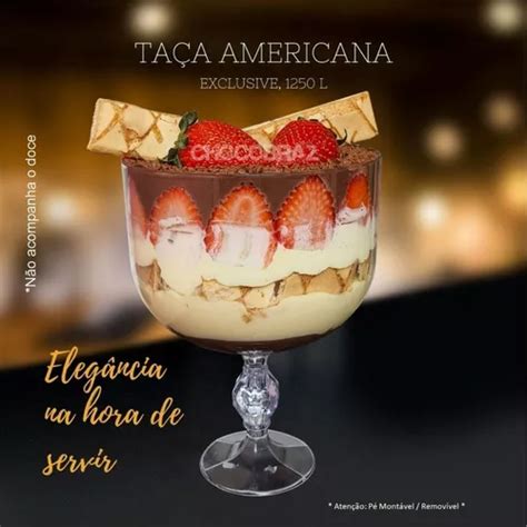 12 Taça Gourmet Americana sem Tampa 1 250 Ml Para Bolo Frete grátis