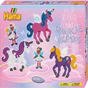 Hama Perlen Geschenk Set Zauberhafte Pferde Mit Ca Bunten