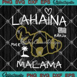 Lahaina Support Maui Fire Svg Maui Strong Pray For Maui Svg Png Eps