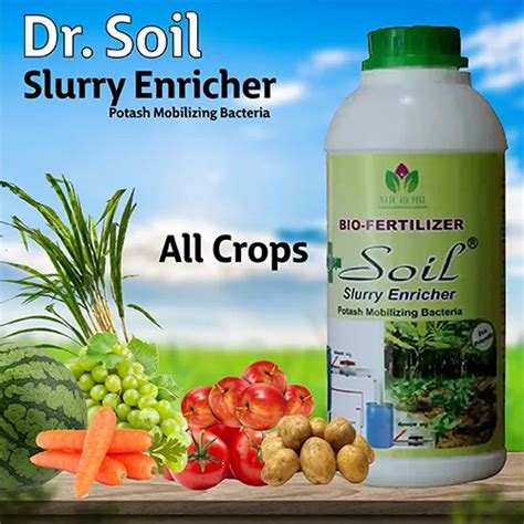 Liquid PMB Dr Soil Slurry Enricher Potash Mobilizing Bacteria 1 LT