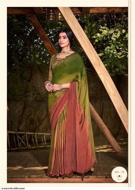 Sr Aruna Hits Chiffon Saree