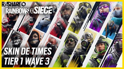 As Skins Do Tier 1 Do R6share 2022 I Skins Dos Times I Rainbow Six Siege Youtube