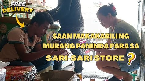 Saan Makakabili Ng Murang Paninda Para Sa Sari Sari Store Youtube