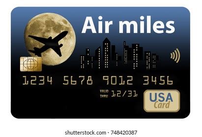 Air Miles Air Rewards Credit Card Stock Illustration 748420378 ...