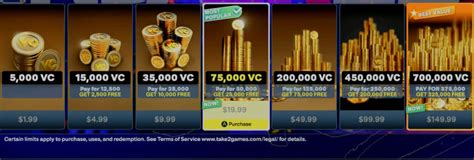 What Are The NBA 2K25 VC Prices NBA 2KW