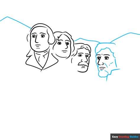 How To Draw Mount Rushmore Really Easy Drawing Tutorial