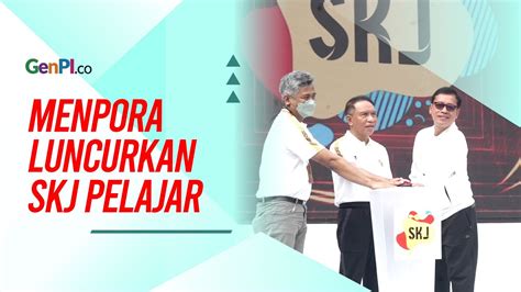 Menpora Luncurkan Skj Pelajar Musik Dan Gerakannya Beda Youtube