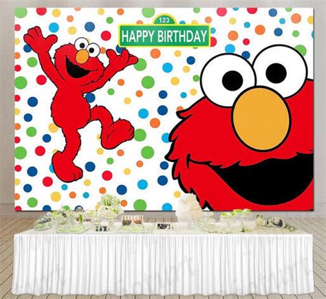 Sesame Street Birthday Background