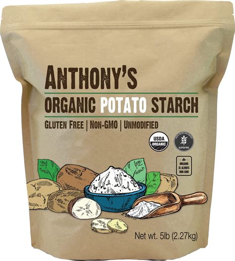 Amazon Anthony S Organic Tapioca Flour Starch 2 5 Lb Gluten Free