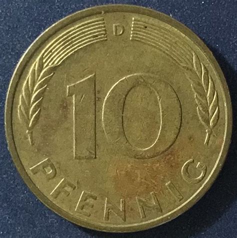 Germany 1981 D 10 Pfennig 2 D Munich Mint For Sale Buy