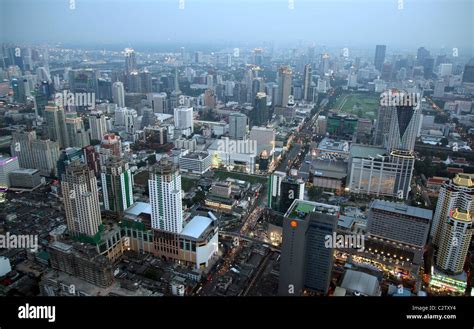 Bangkok night skyline Stock Photo - Alamy