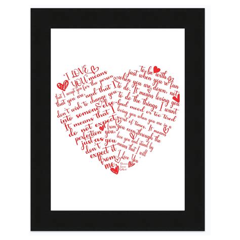 Heart Shaped Word Art Printable Wall Art Can Be Customized Etsy