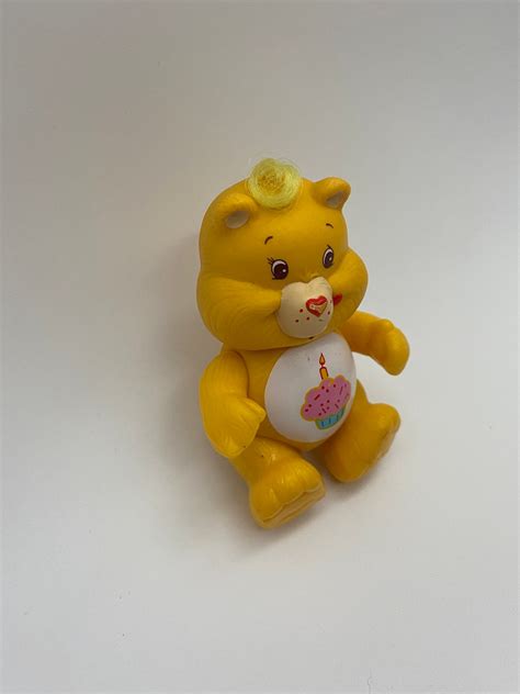 Care Bears Posable Figurines Vintage 1980s Birthday Bear Etsy