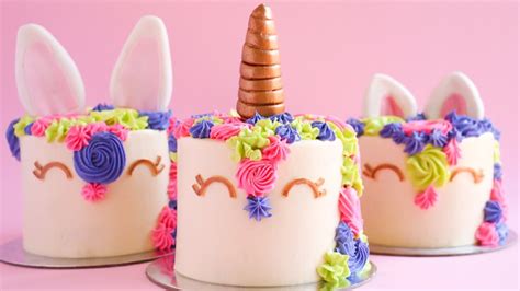 Mini Unicorn Inspired Cake Tutorial Rosie S Dessert Spot Youtube