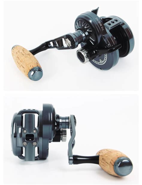 Full Metal 30kg Power Drag Fishing Trolling Reels Tf400r L Conventional