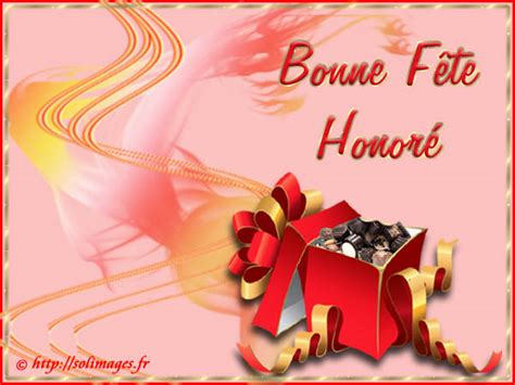 Cartes virtuelles solimages gratuites Bonne fête Honoré