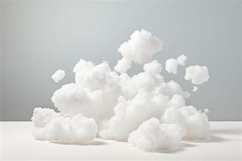 Premium AI Image | white cloud abstract background or wallpaper