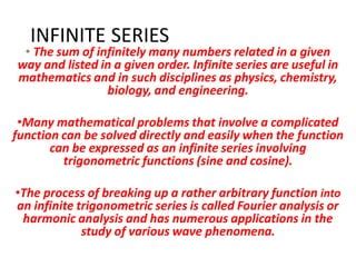 Infinite series | PPT