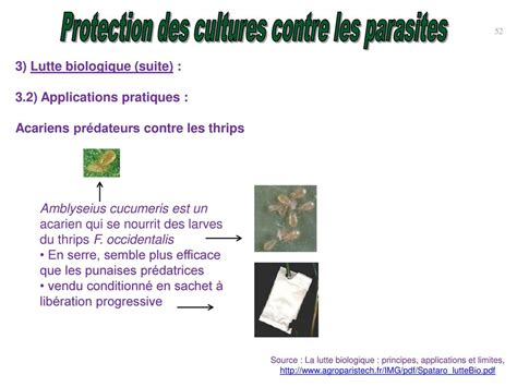 exposé sur la lutte biologique ppt