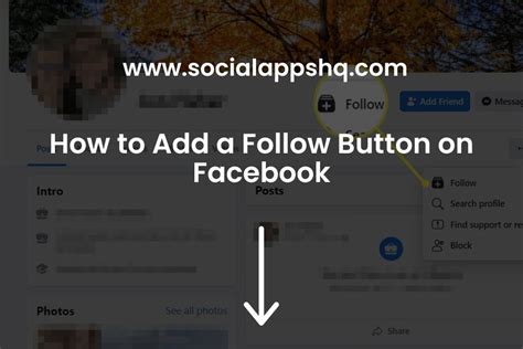 How To Add A Follow Button On Facebook 2025 SocialAppsHQ