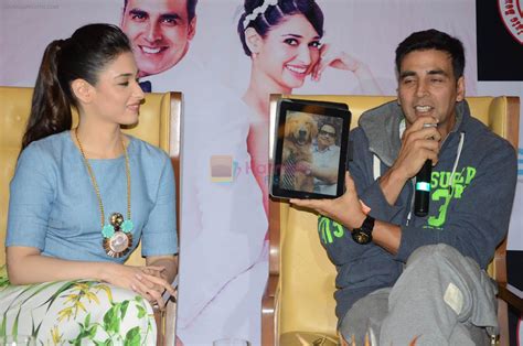 Akshay Kumar Tamannaah Bhatia At The Promotion Of Movie It S