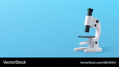 Microscope equipment for science or medical lab Vector Image