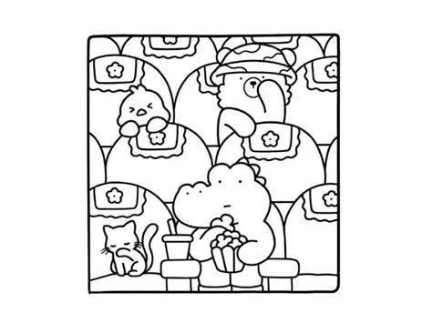 37 Desenhos Comfy Days para colorir e imprimir PDF