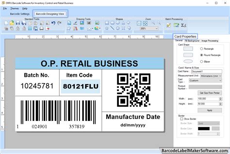 Barcode Label Maker Software for Retail Business generates inventory ...