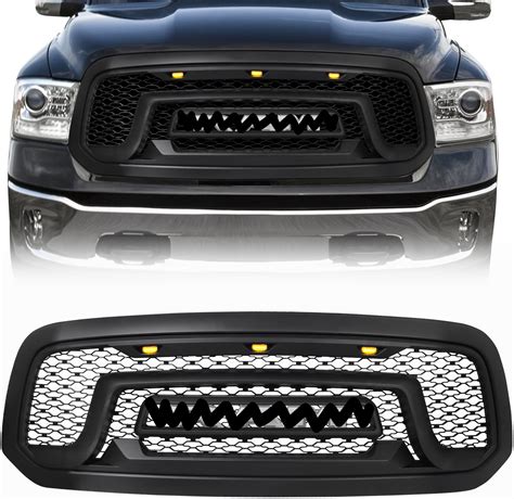 Haqqi Front Grill W Letters Compatible With 2013 2014 2015 2016 2017 2018 Ram 2500