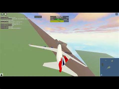 Roblox PTFS Boeing 747 Take Off Journey And Landing YouTube