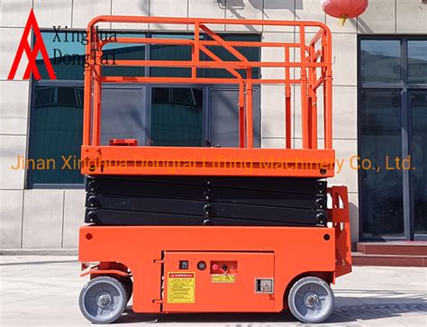 Mini 320kg 500kg Self Propelled Hydraulic Electric Battery Scissor Lift