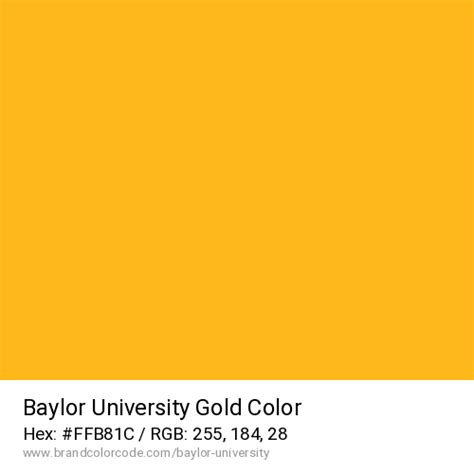 Baylor University Brand Color Codes » BrandColorCode.com