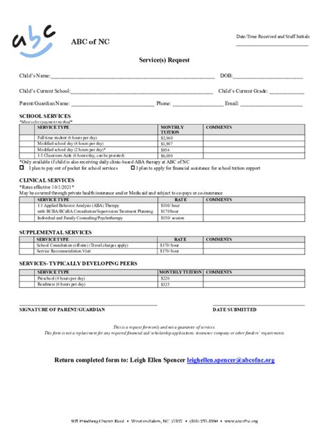 Fillable Online Date Time Received And Staff Initials Fax Email Print