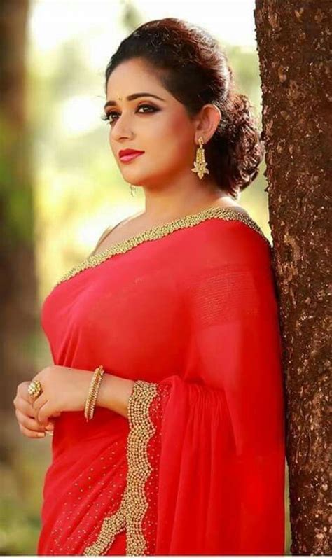 Kavya Madhavan Latest Hot Saree Photos Hot Curvy Shapes Body Indian Filmy Actress