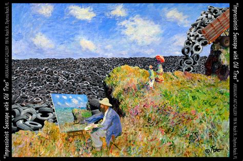 “Impressionist Seascape with Old Tires” POSTER – Aberrant Blog