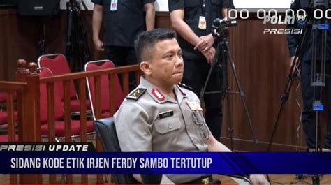 Dipecat Dengan Tidak Hormat Dari Polri Ferdy Sambo Terancam Hukuman Mati