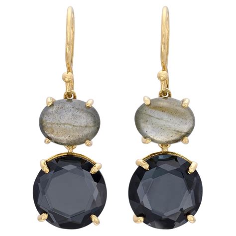 Ippolita Lollipop Mother Of Pearl And Yellow Gold Earrings At 1stdibs