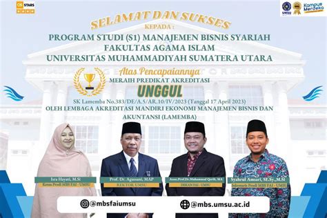 Prodi MBS FAI UMSU Siap Menerima Mahasiswa Baru Tahun Akademik 2023