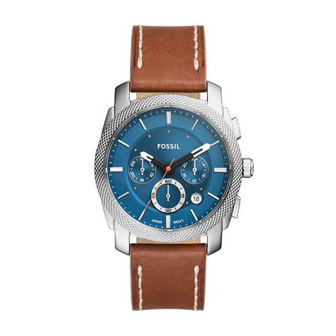 Relógio Fossil Masculino Machine Prata Fs60590kn Fossil