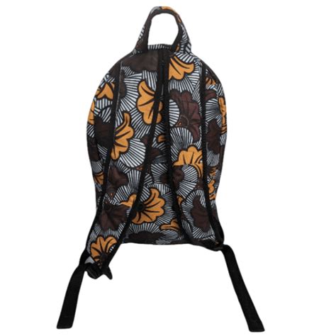 Koforidua Flowers African Laptop Backpack by Tribe Afrique