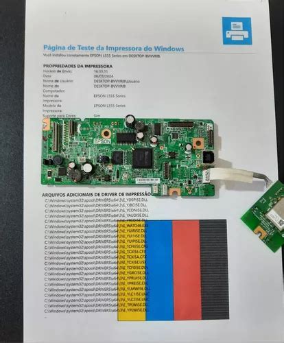 Placa Lógica Epson L555 Ecotank MercadoLivre