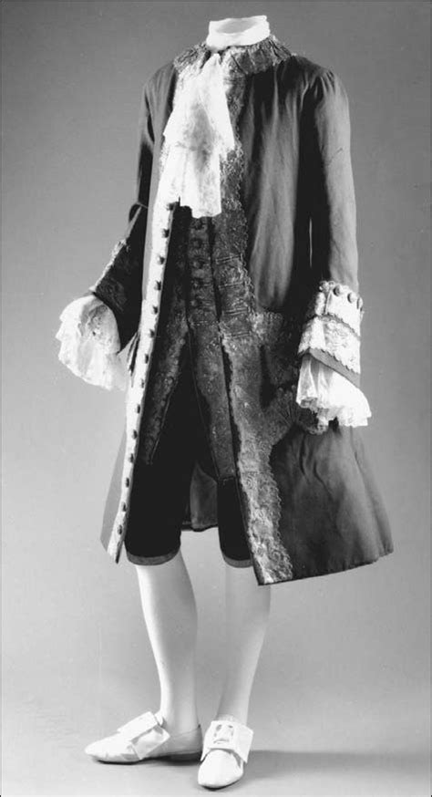 Eighteenth Century Suit During The Reign Of King Charles Ii The Three