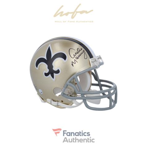 Archie Manning New Orleans Saints Autographed Riddell Mini Helmet