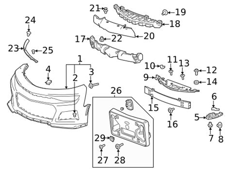 Bumper Components Front For 2020 Chevrolet Camaro GMPartsDirect